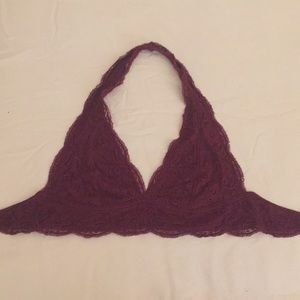 Lace Halter Bralette Size Medium